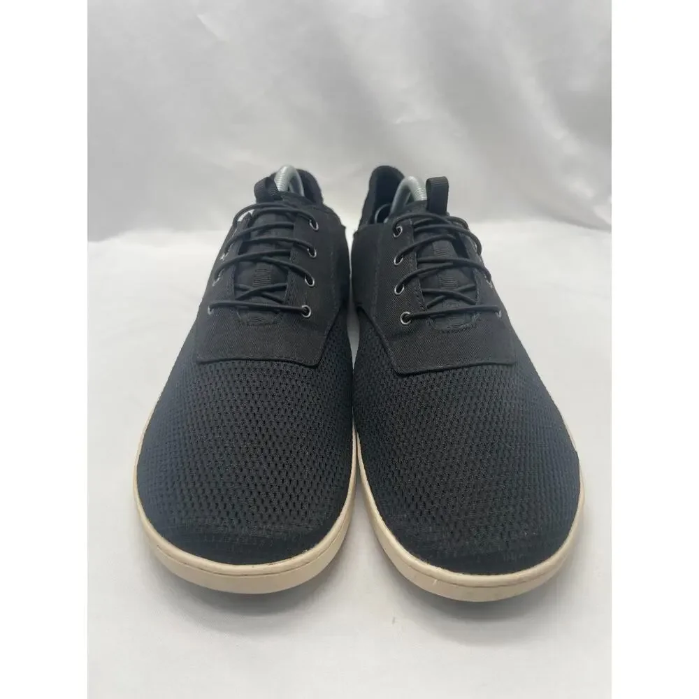 Olukai Men's‎ Nohea Moku Mesh Black Slip Ons Boat Shoes Mens 11.5